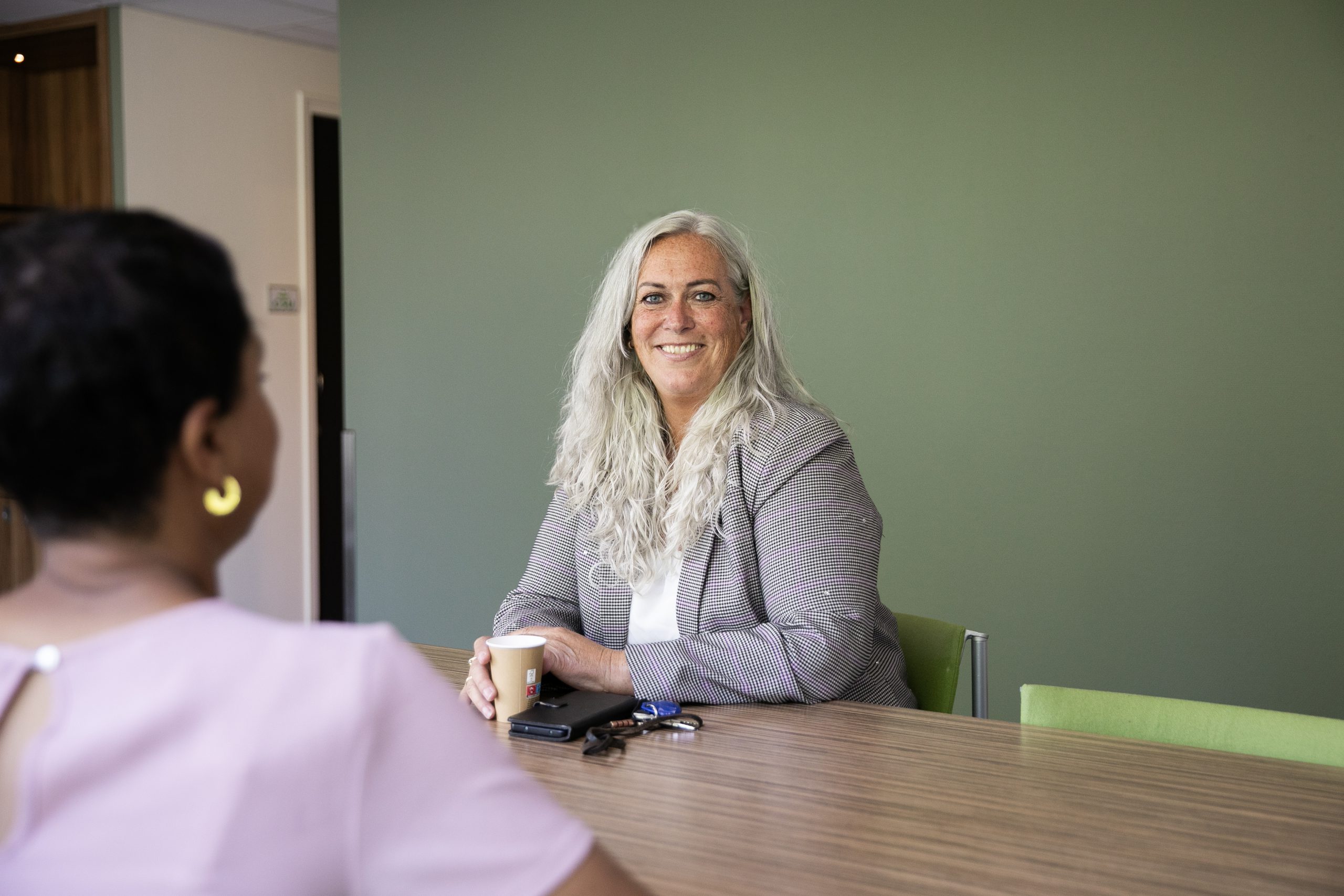 Brigitte is afdelingscoördinator en social worker in de psychiatrie